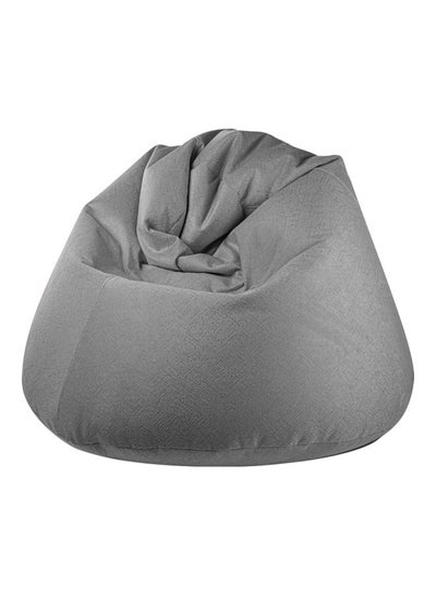 Buy Bagzo Dashline Bean Bag Grey 120x50x120cm in Saudi Arabia