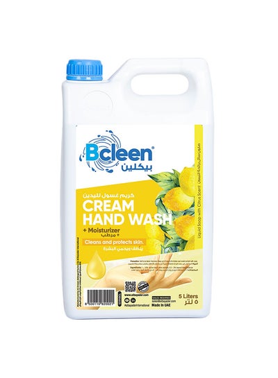 اشتري Cream Hand Wash Plus Moisturizer With Citrus Scent 5Liters في الامارات