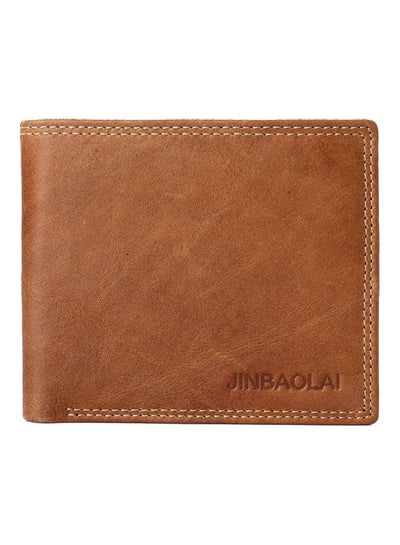 Buy Leather Wallet Brown in Saudi Arabia