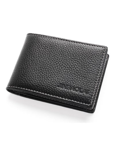 Buy Leather Wallet Black in Saudi Arabia