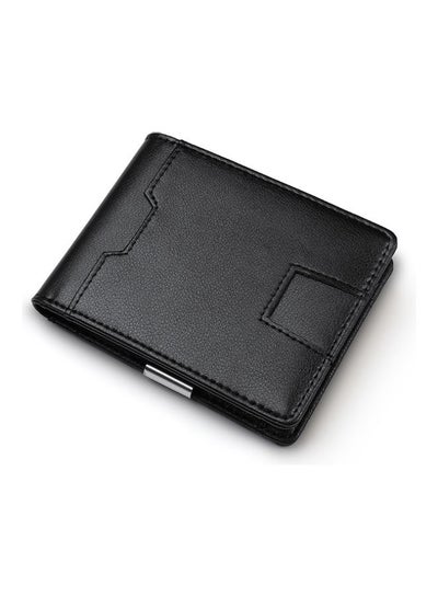 Buy Leather Card Wallet Black in Saudi Arabia