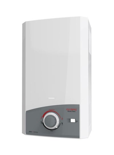 Buy Gas Water Heater, 10 Liters OEGWDG10FLWH White in Egypt