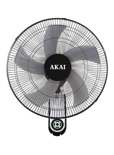 Buy Wall Mounted Fan 65 W AK-18WA Black/White in Egypt