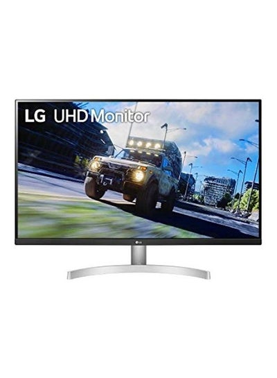 Buy 32 inch 4K UHD Monitor (3840x2160) with HDR10, AMD FreeSync, MAXXAUDIO, Game Mode, Virtually Borderless Design, Dynamic Action Sync - 32UN500-W Silver in Saudi Arabia