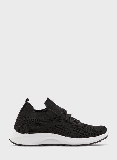 Buy Breathable Comfort Sneaker Black/White in UAE