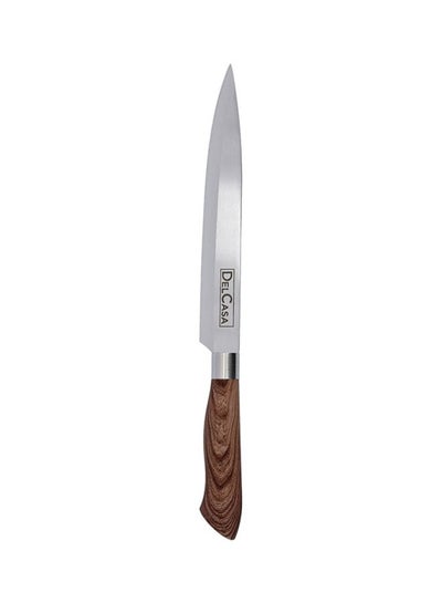 Buy Slicer Knife Brown/Silver 8inch in UAE