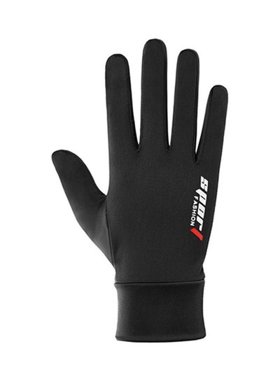 Buy Ice Silk Non-Slip Gloves Breathable Outdoor Sports Driving Riding Touch Screen Gloves Thin Anti-UV Protection 22*22*22cm in Saudi Arabia