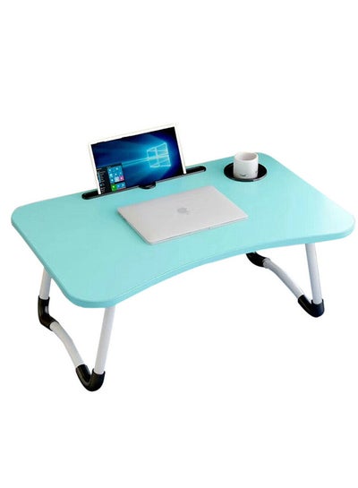 Buy Wooden Portable Table Blue in Egypt