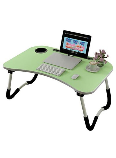 Buy Wooden Portable Table Green in UAE