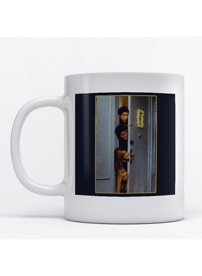 Buy Friends Series Printed Mug White/Blue/Brown in Saudi Arabia