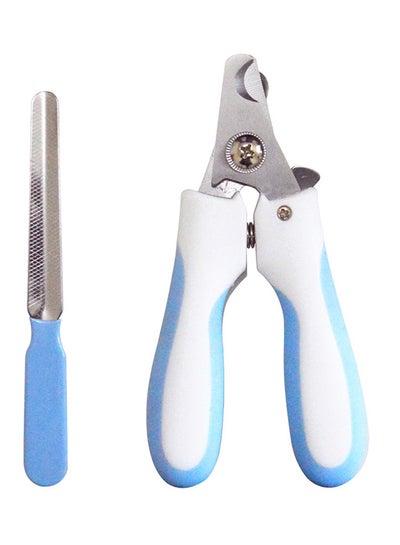 Buy Pet Nail Clippers And File Blue 15.5x7.5centimeter in Saudi Arabia