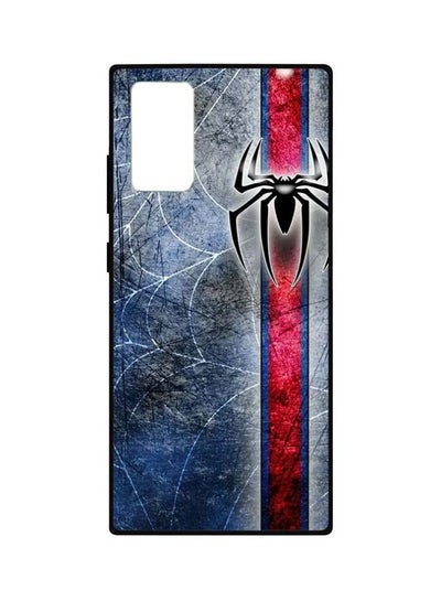 اشتري Spider Printed Case Cover For Samsung Galaxy Note20 أزرق/أحمر/أسود في الامارات