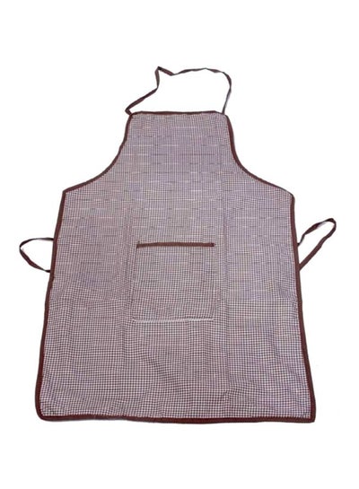 Buy Printed Cotton Apron Brown/White in Egypt