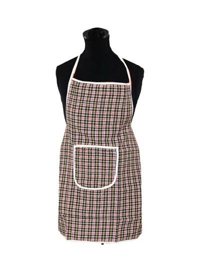 Buy Checkered Cotton Apron Multicolour XL in Egypt