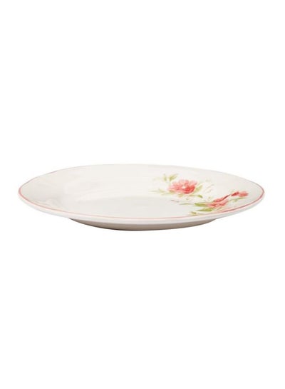 Buy Wild Rose Salad Plate White 21cm in UAE