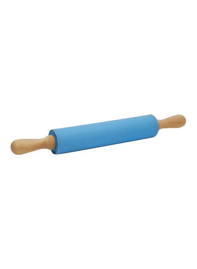 Buy Non-Stick Rolling Pin Blue/Beige in UAE