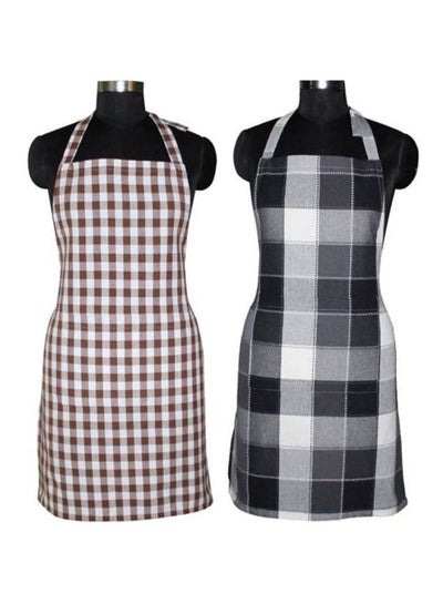 Buy 2-Piece Printed Apron Set Multicolour One Size in Egypt