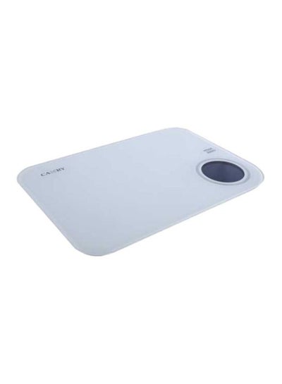 Buy Glass Digital Weighing Scale (Capacity 5kg) White/Blue 5kg in Saudi Arabia