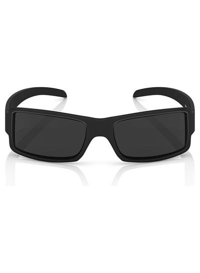 Buy Men's Rectangular Frame UV Protected Sunglasses P040BK1 in UAE