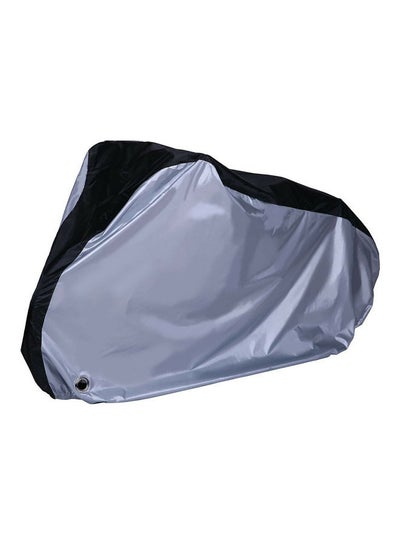 Buy Bike Cover Waterproof Outdoor Indoor Bike Protector with Lock Hole (Silver) 0.34kg in UAE