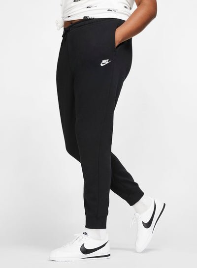 Buy Sportswear Essential Fleece Sweatpants BLACK/WHITE in Egypt
