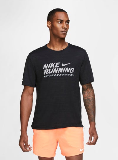 Miler Future Fast Running T-Shirt Black 