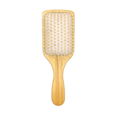 Buy 1 Piece Wooden Paddle Hair Brush White 23.5 X 3.2 X 7.8cm in Egypt