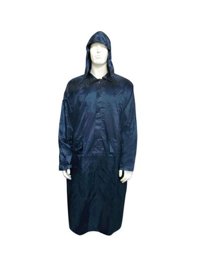 Buy Solid Raincoat Dark Blue in UAE