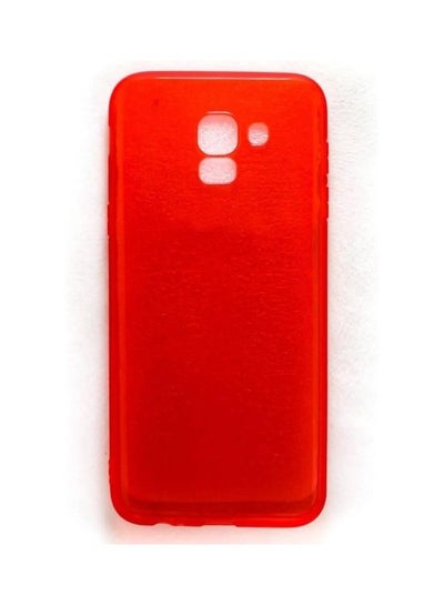 Buy Back Cover For Samsung Galaxy J6 2018 Clear Red in Egypt