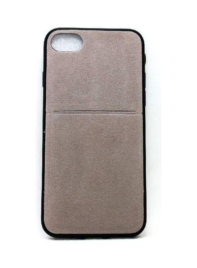 Buy Back Cover With Pocket For Apple Iphone 7 Shamoa Grey in Egypt