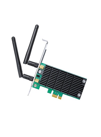 Buy Archer T6E Wireless Dual Band PCI Express Adapter Black/Green in Saudi Arabia