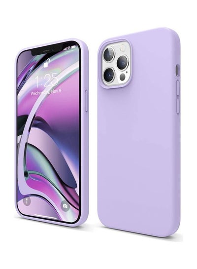 Buy 3 Layer Shockproof Cover Case For iPhone 12 Pro Max Lavender in UAE