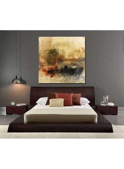 Buy Abstract Design Framed Vinyl Tableau Multicolor 180x180cm in Egypt