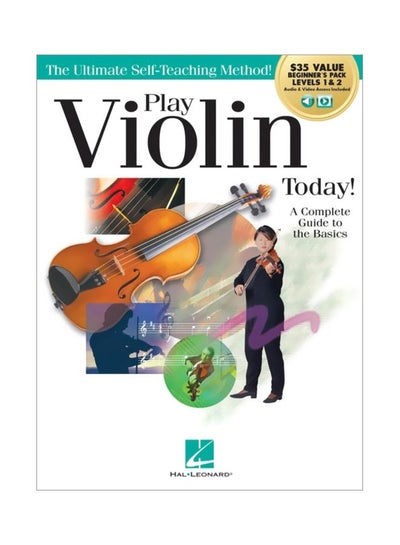 اشتري Play Violin Today : Ultimate Self-Teaching Method : A Complete Guide To The Basics Paperback في الامارات