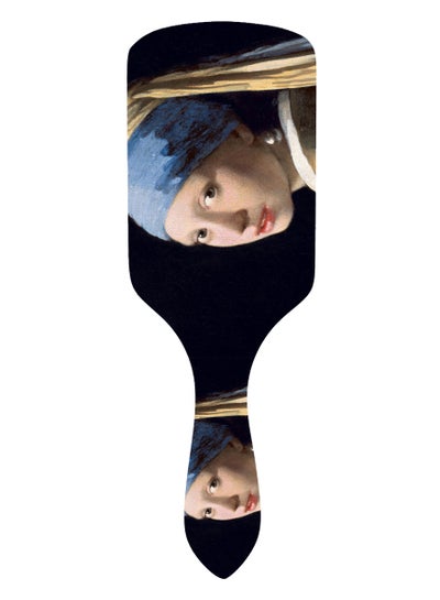 اشتري Johannes Vermeer Girl With A Pearl Earring Oil Printed Hair Brush متعدد الألوان One Size في مصر