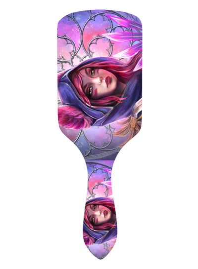 Buy Girl Hoodie Art Printed Hair Brush Multicolor One Size in Egypt