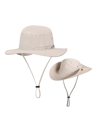 Buy Sun Hat UV Protection Wide Brim 37 x 32cm in Saudi Arabia