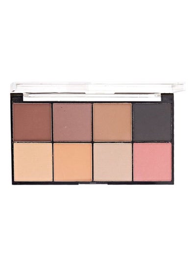 Buy 8 Colour Pure Matte Eye Shadow Palette Multicolour in UAE