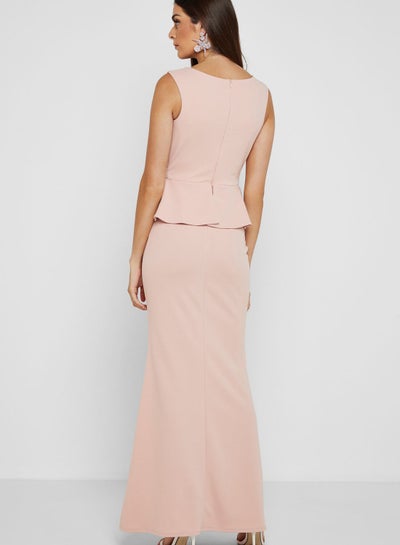 quiz peplum dress
