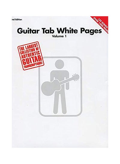 اشتري Guitar Tab White Pages - Volume 1 Paperback في الامارات