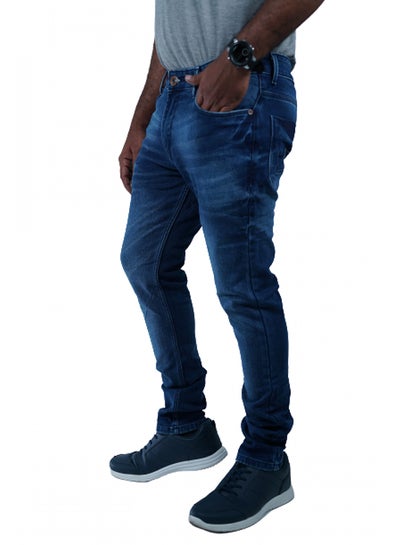 Buy Narrow Fit Jeans Blue in Saudi Arabia