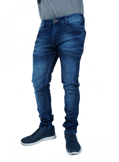 Buy Narrow Fit Jeans Blue in Saudi Arabia