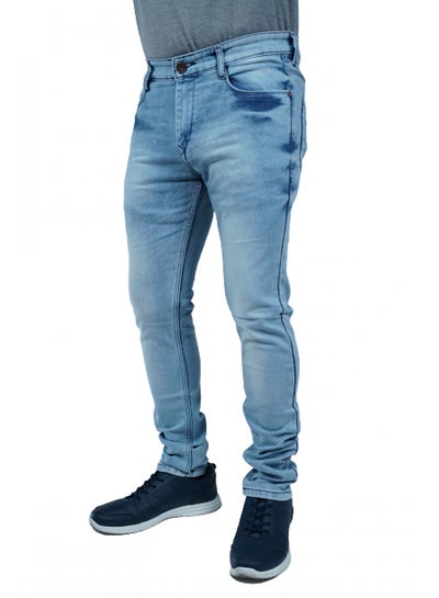 Buy Narrow Fit Jeans Blue in Saudi Arabia