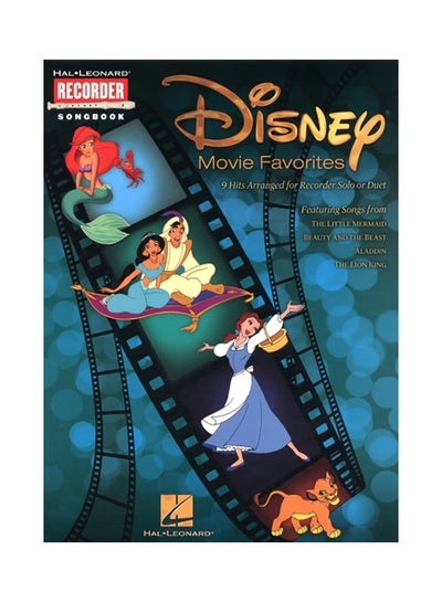 اشتري Disney Movie Favorites: 9 Hits Arranged for Recorder Solo or Duet Paperback في الامارات