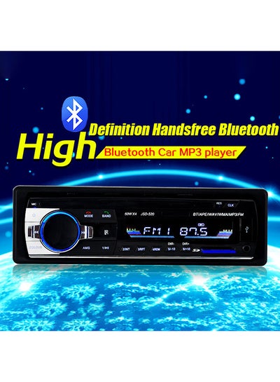 Buy Bluetooth Car MP3 Player Audio Stereo 4X60W Car Radio 12V In-dash 1 Din FM Aux Input Receiver in UAE