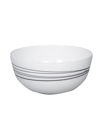 Buy Rings Salad Bowl White 21cm in UAE