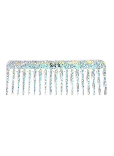 Buy Wide Teeth Hair Comb Silver 30cm in Saudi Arabia