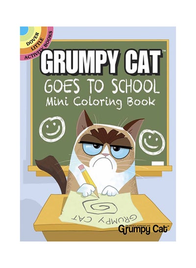 Buy Grumpy Cat Goes To School Mini Coloring Book paperback english in UAE