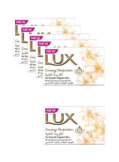 اشتري Creamy Perfection Beauty Soap Bar - White Flower And Essential Oils Pack of 5 + 1 Free في الامارات