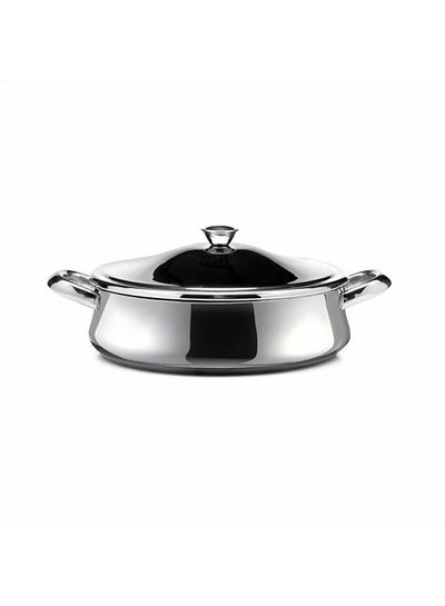 Buy Stainless Steel Oven Dish Silver 28cm in Egypt
